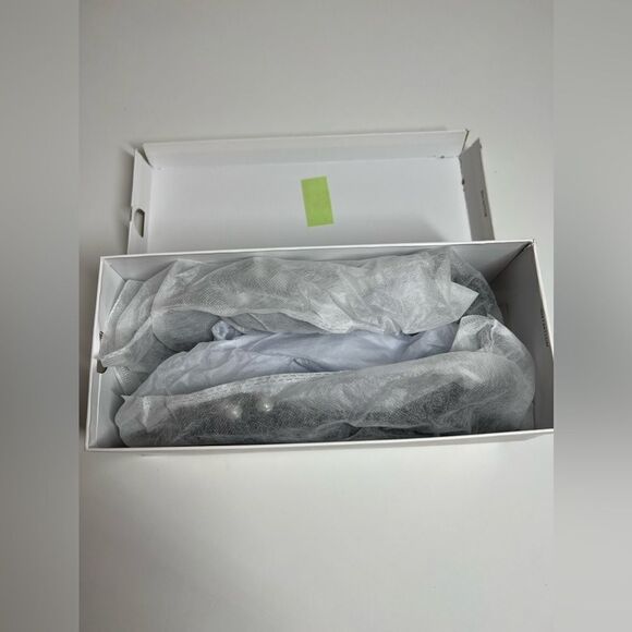 CosmoParis Pearly Leather Slingback Flat Black Sandals Size 10US/ 41EU - Picture 2 of 13